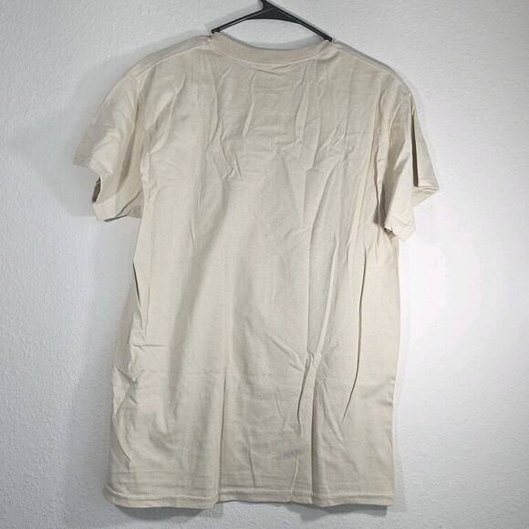 Disney Cruise Line LOOKOUT CAY Lighthouse Point MICKEY SWIRL Tan Shirt Medium - Picture 3 of 3